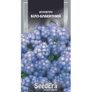 Насіння квітів Агератум Блакитно-білий, SeedEra
